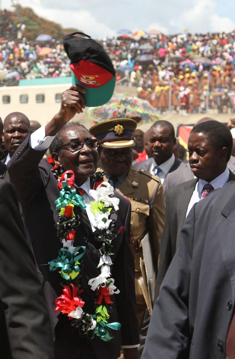 Image: Lavish party marks Mugabe's 88th birthday